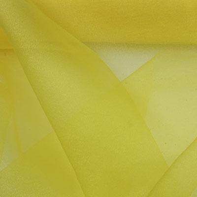 Solid Colored Organza, Non-Stretch - 35 GSM